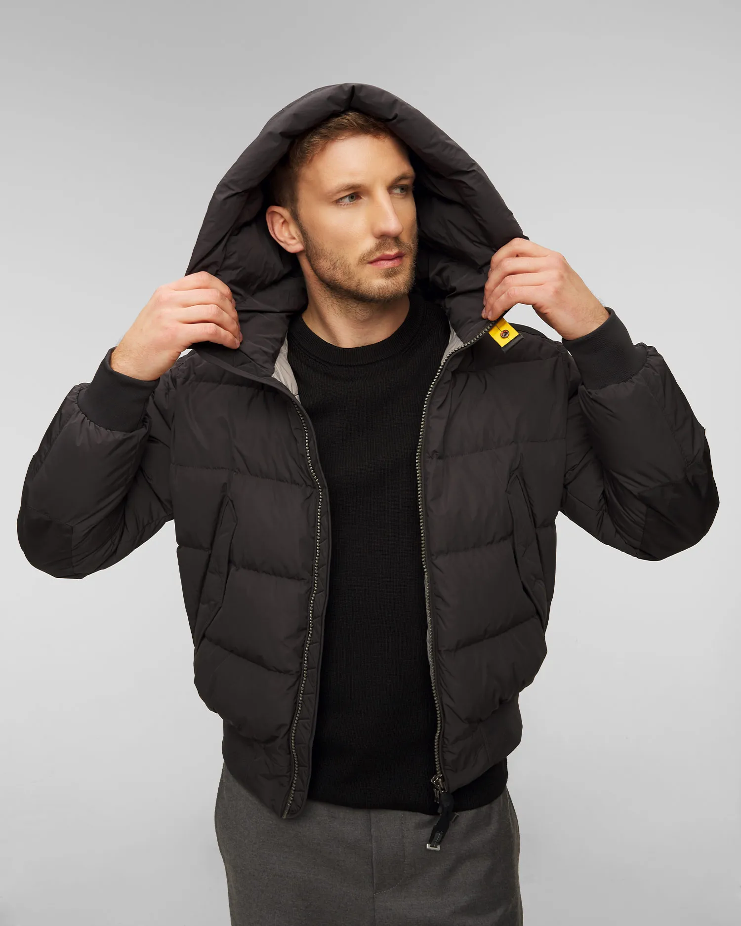 Piumino nero da uomo Parajumpers Wilmont 23wmpmpuhf02-541