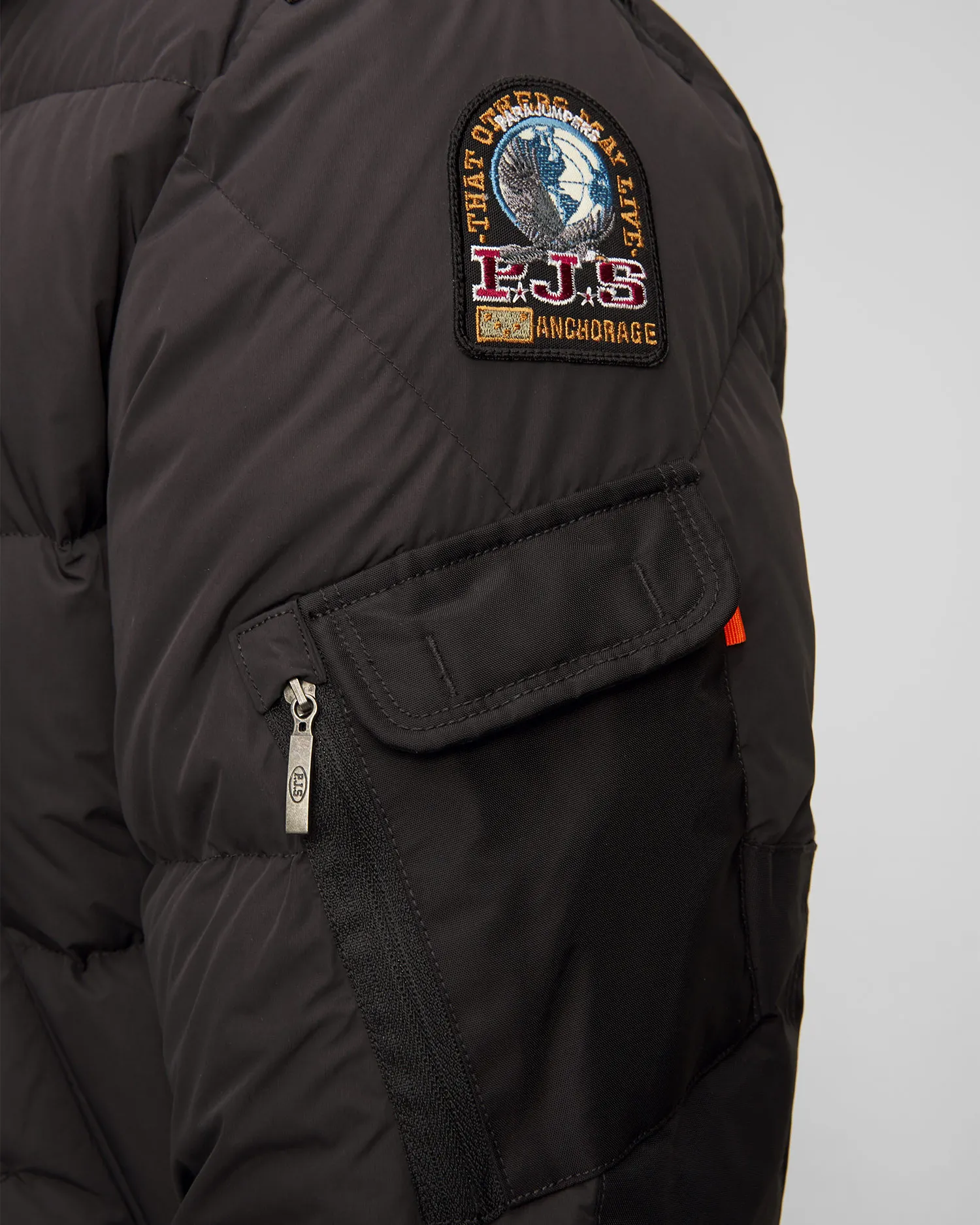Piumino nero da uomo Parajumpers Wilmont 23wmpmpuhf02-541