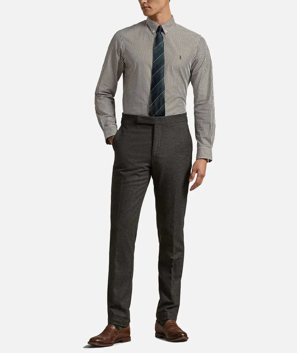 POLO RALPH LAUREN UOMO--Camicia slim fit in popeline stretch a righe