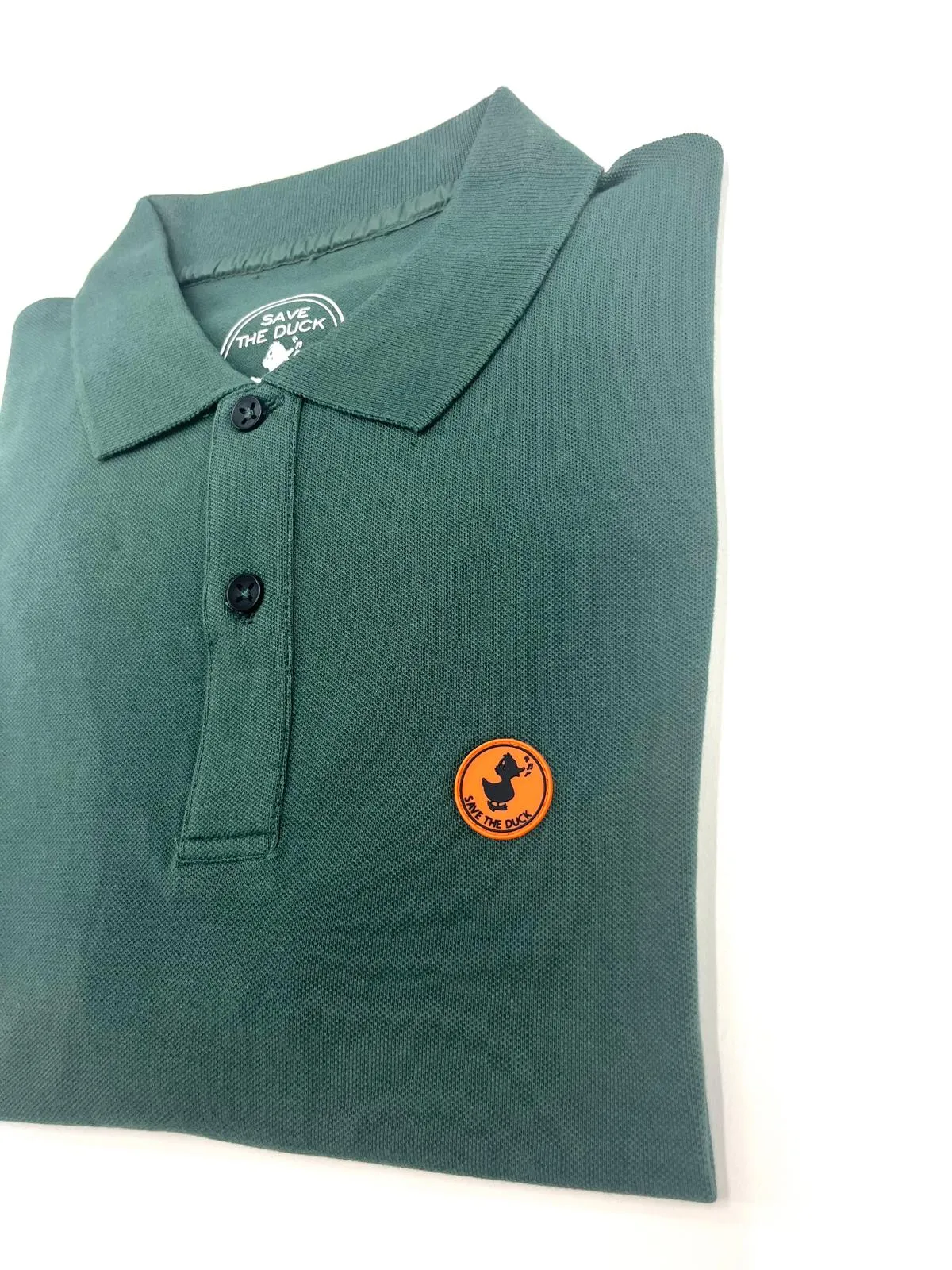 POLO VERDE IN COTONE