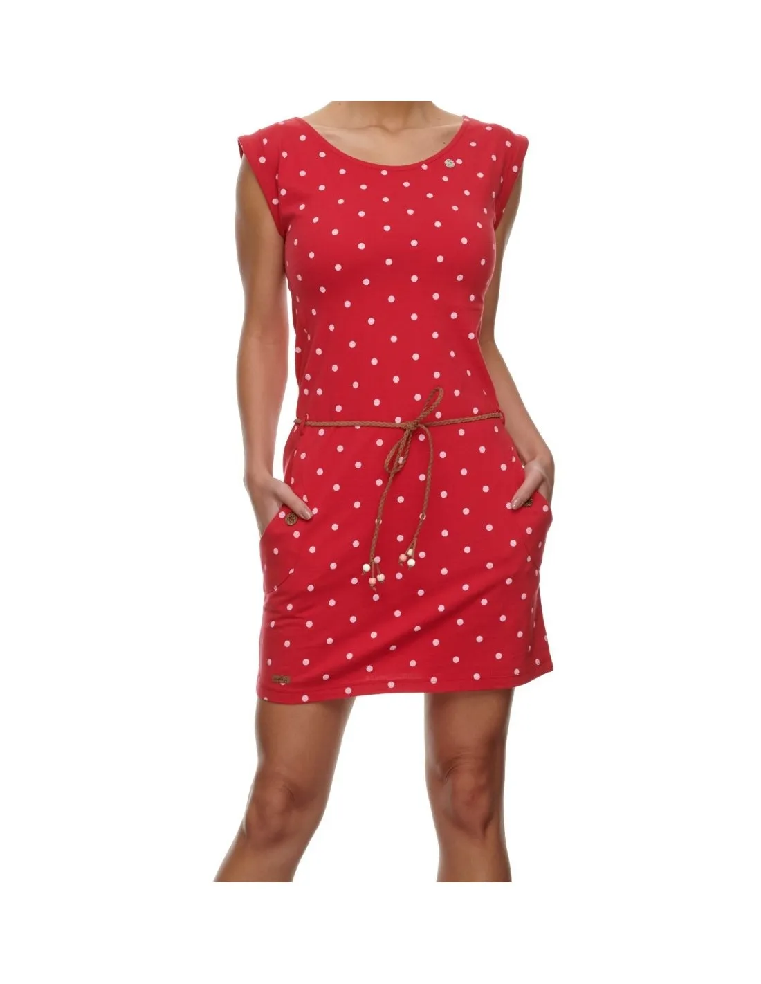 Ragwear Dress Tag Dots Red
