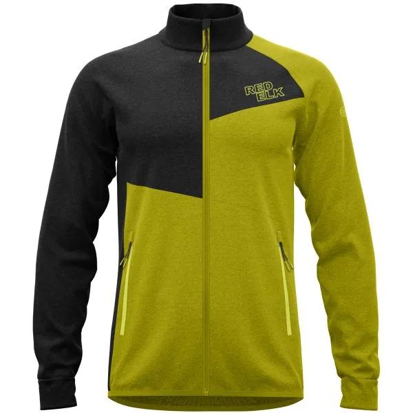 REDELK IVAN 2 Sulphur Yellow felpa tecnica estiva uomo full zip