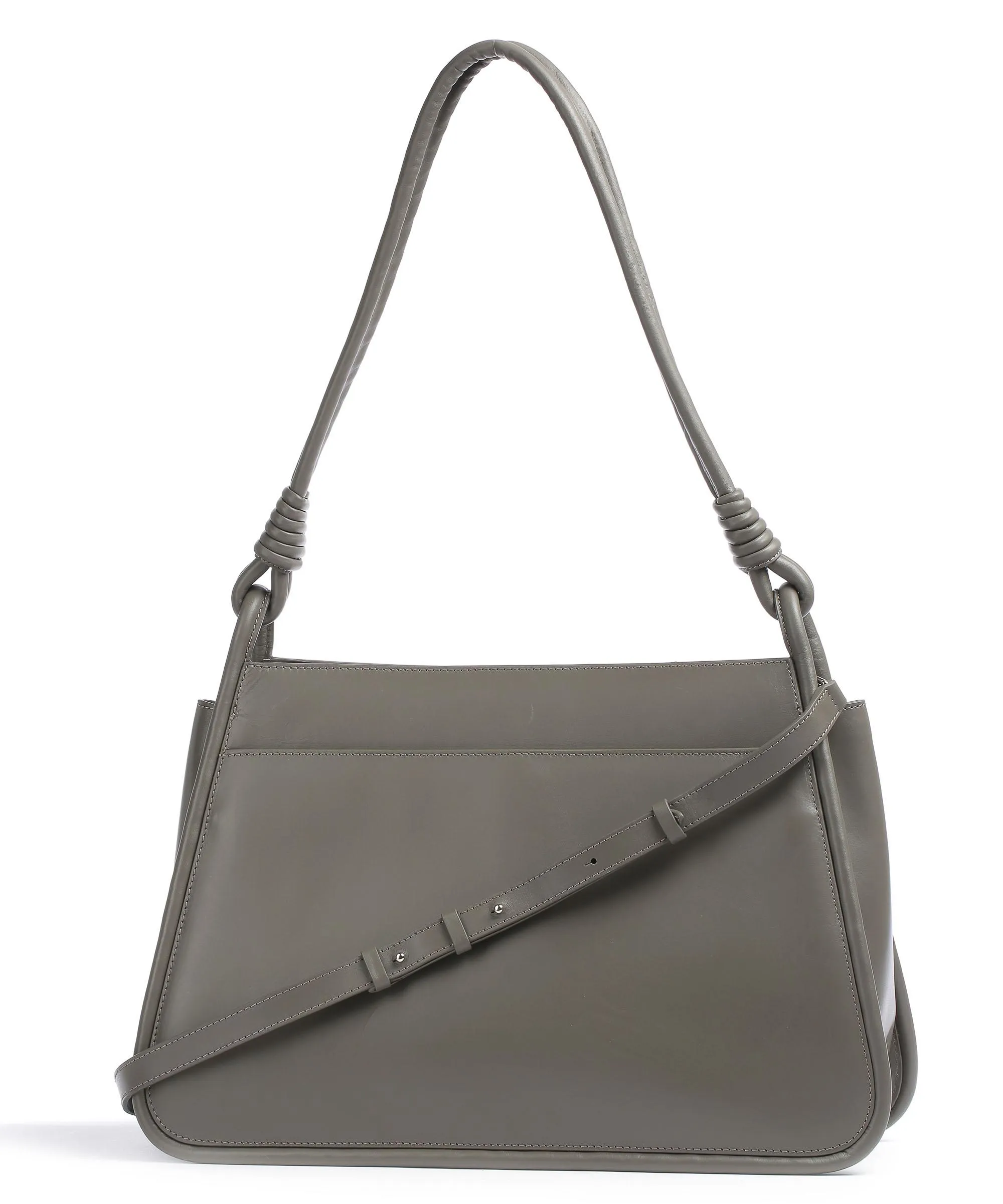  Royal RepubliQ Charm Borsa shopper 13″ pelle di vacchetta finemente grana grigio  