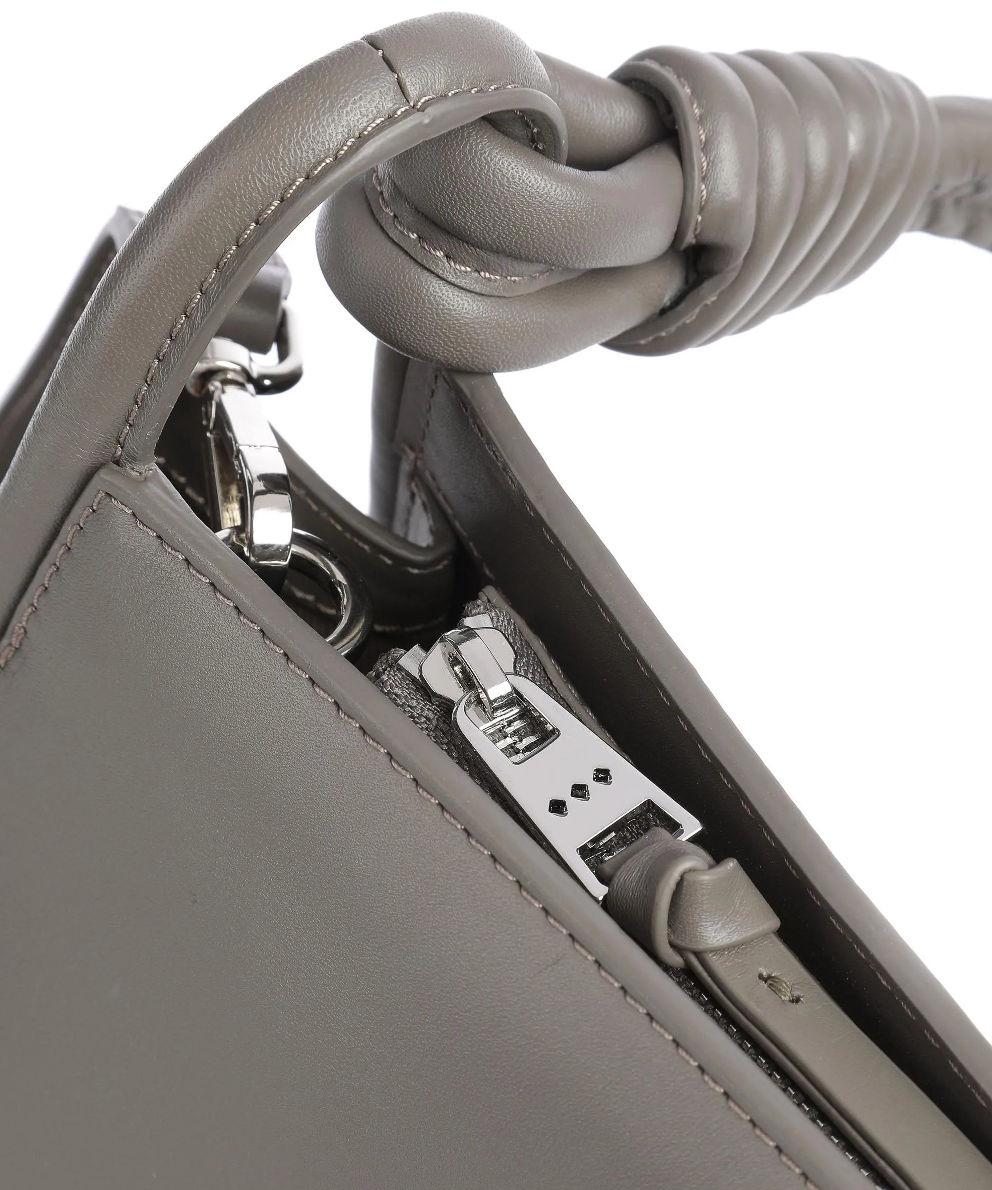 Royal RepubliQ Charm Borsa shopper 13″ pelle di vacchetta finemente grana grigio  