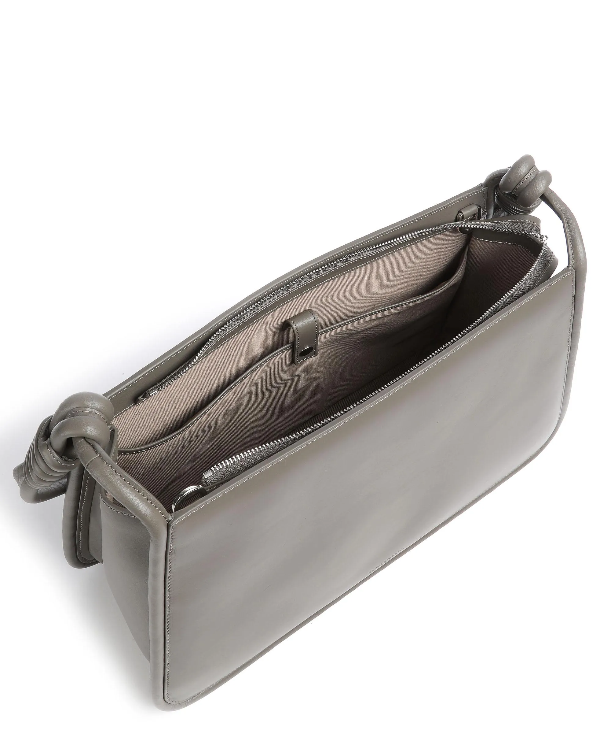 Royal RepubliQ Charm Borsa shopper 13″ pelle di vacchetta finemente grana grigio  