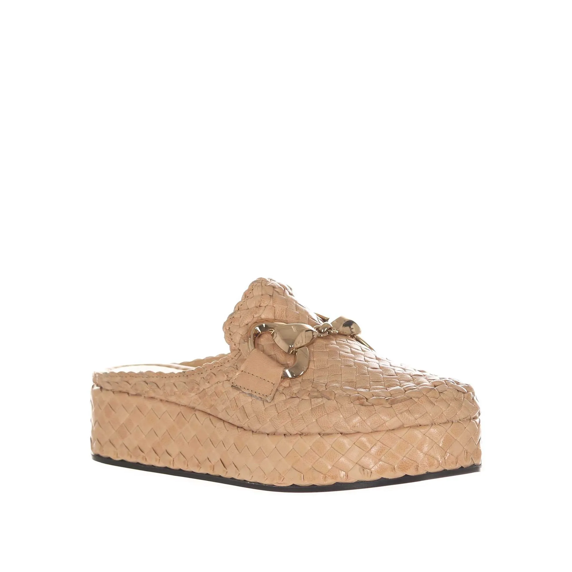 Sabot forli in pelle intrecciata