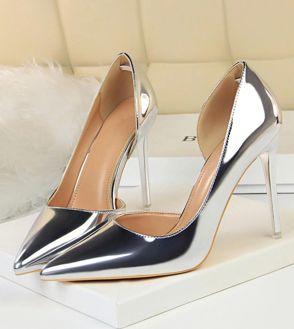 Scarpe con tacco alto da donna 2022 Scarpin oro Scarpe con tacco alto da donna Scarpe con tacco alto da donna
