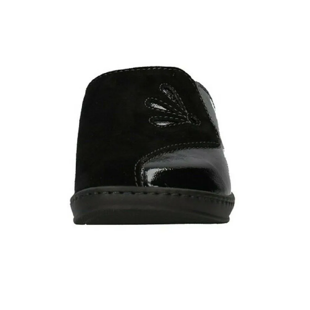Scarpe da donna Cinzia Soft - Art. IAEH33-CL 001 - pantofola nero in vernice