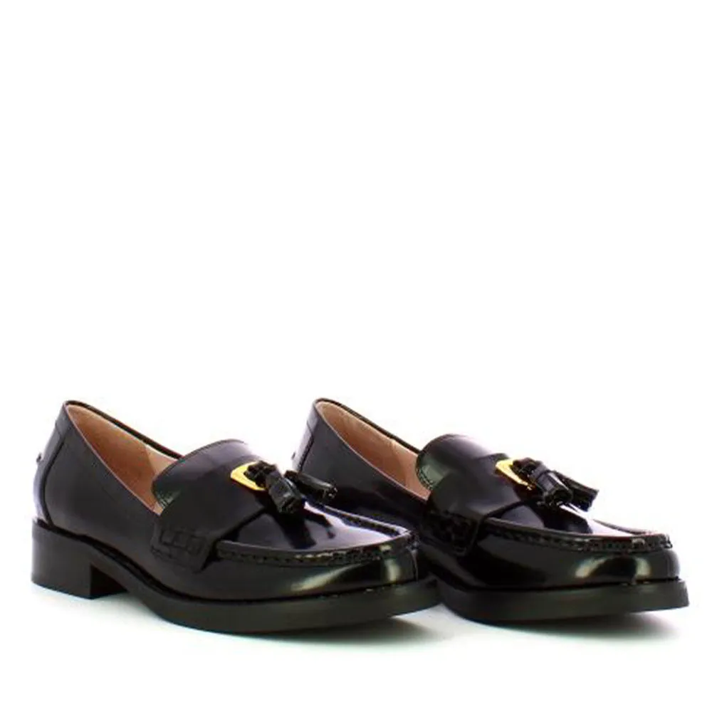 Scarpe Donna COCCINELLE Mocassino in Pelle Nera