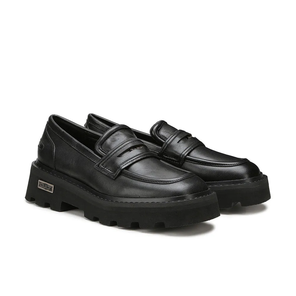 Scarpe Donna CULT Skin 3980 Mocassino in Pelle Nera