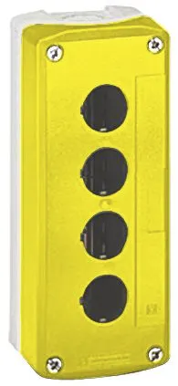 Scatola per pulsante Schneider Electric, 4 fori, Ø 22mm