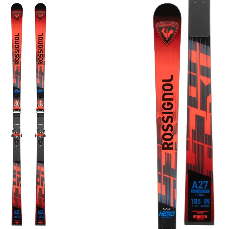 Sci Rossignol Hero Athlete GS con attacchi SPX 15