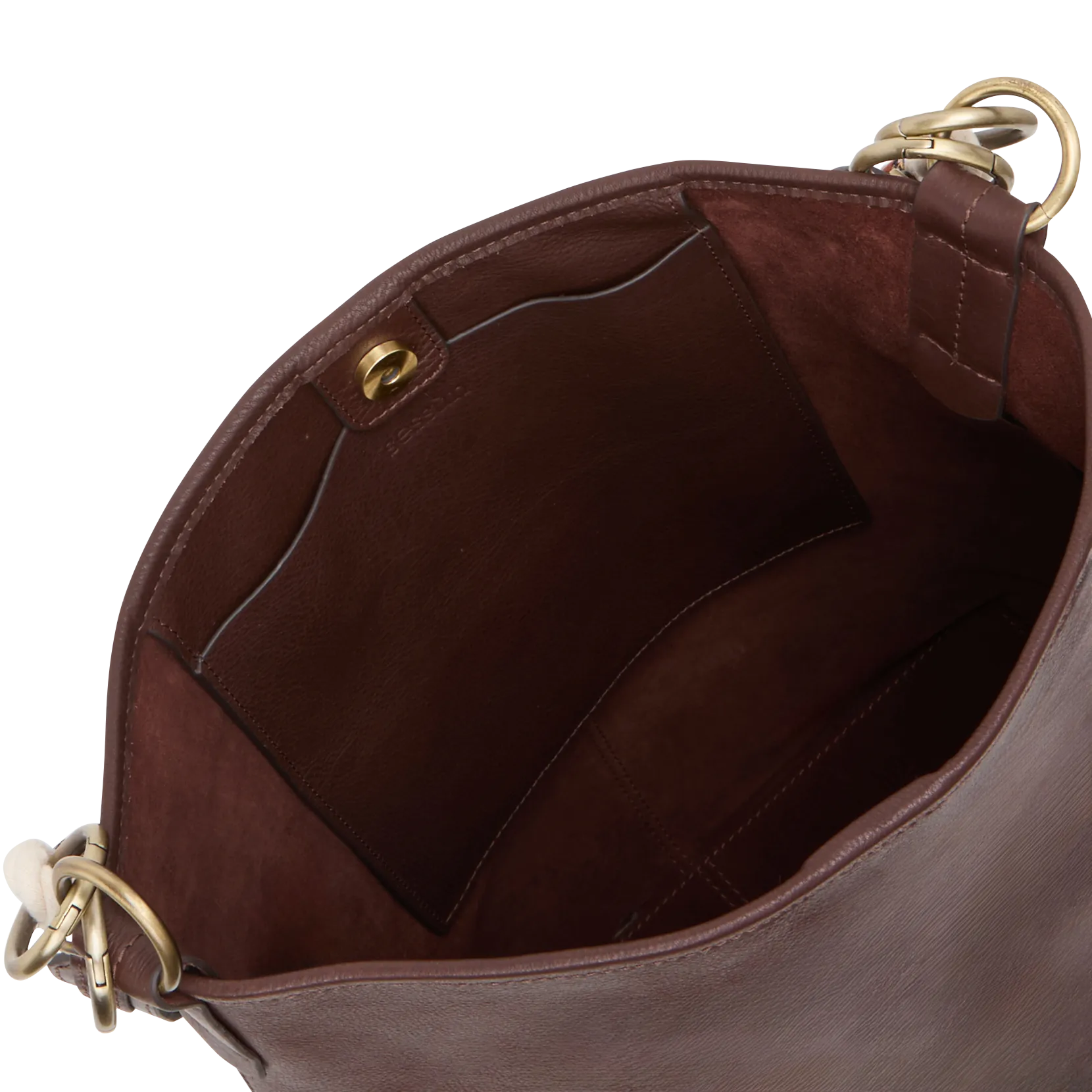  SESSUN   LEO - Borsa a secchiello grande in pelle | Marrone