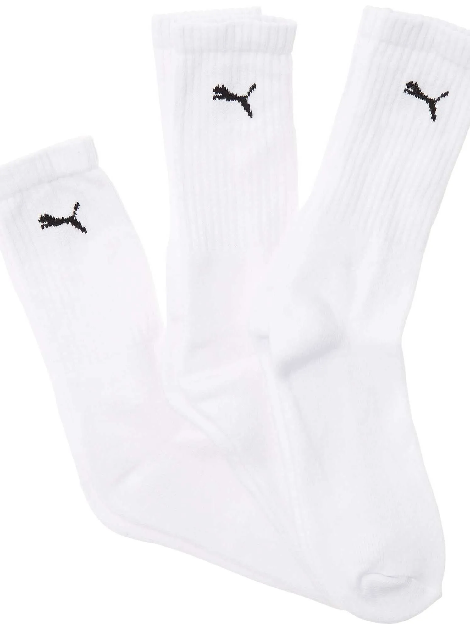 Set 3 paia calzini sport 'Puma' - BIANCO