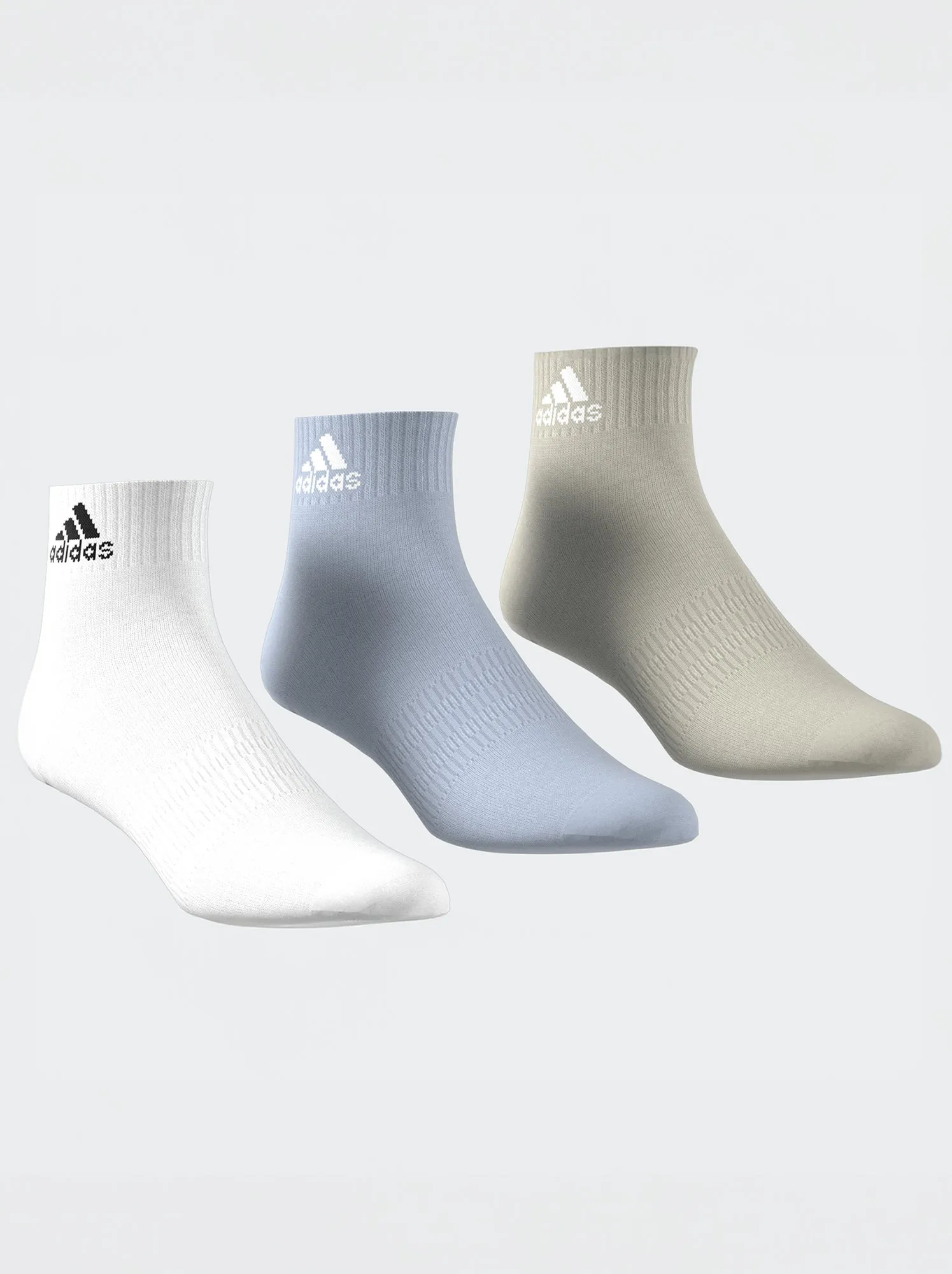 Set di calzini 'Adidas' - 3 paia - BIANCO