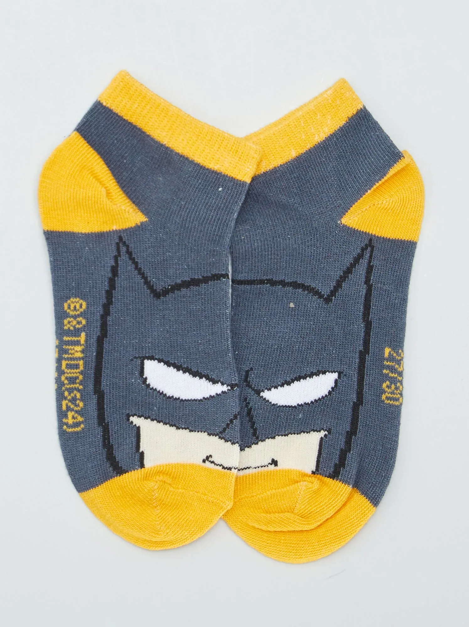 Set di calzini 'Batman' - 3 paia - GRIGIO