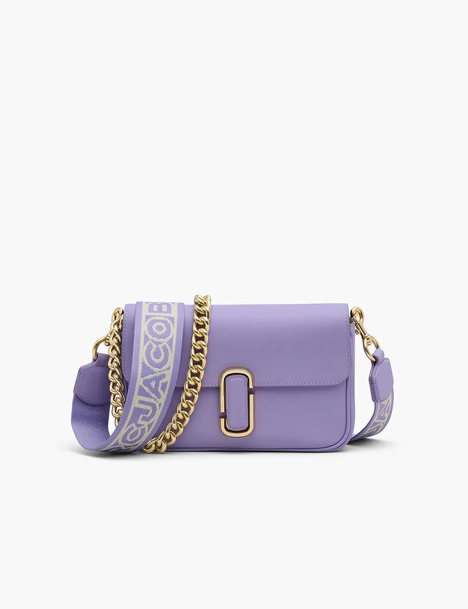 shoulder bag leather lavender