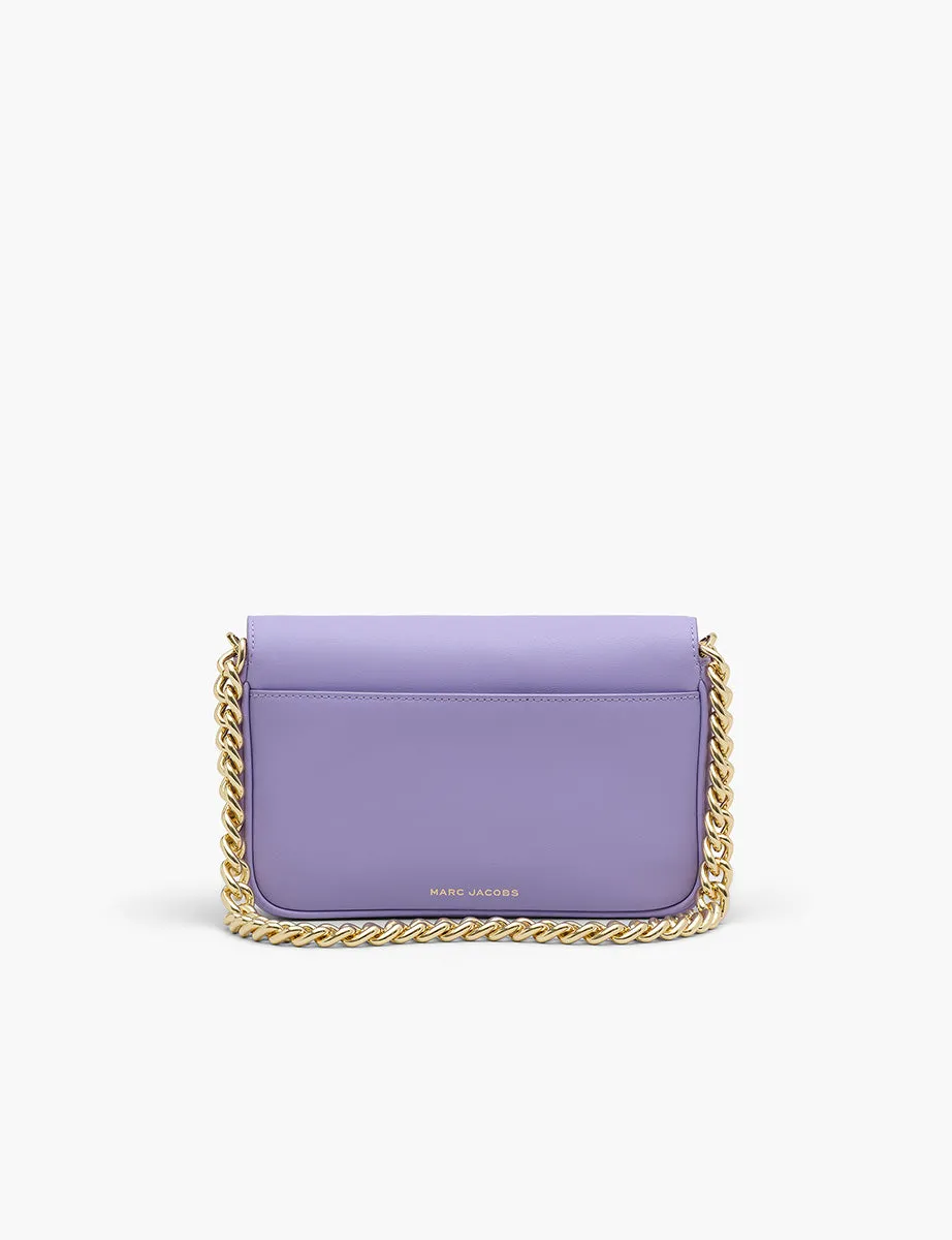 shoulder bag leather lavender