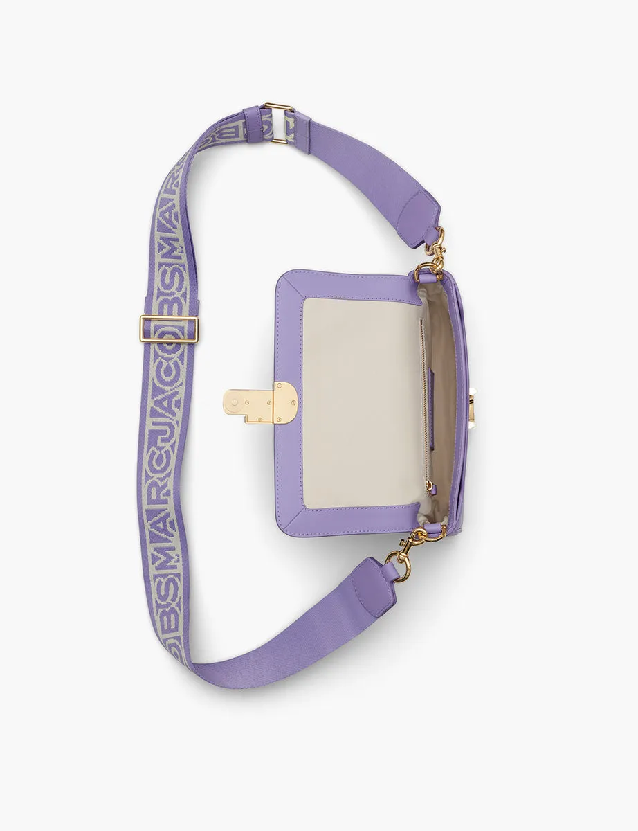 shoulder bag leather lavender
