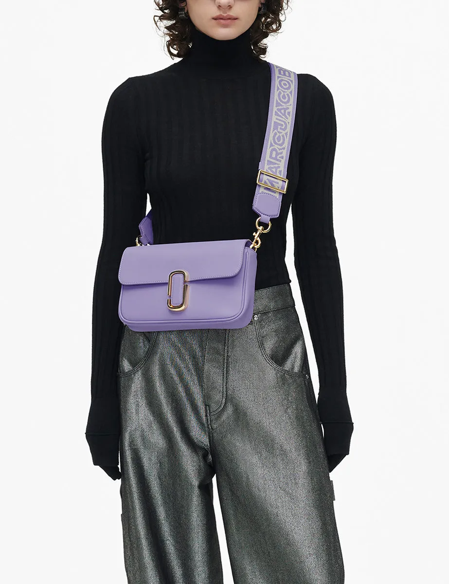 shoulder bag leather lavender