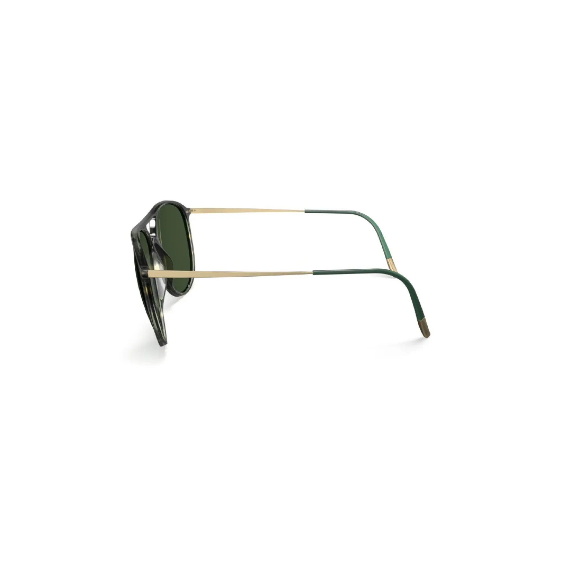   Silhouette 4081 Sun Lite Collection Brickell 5540 Verde - Champagne | Occhiale Da Sole Uomo 