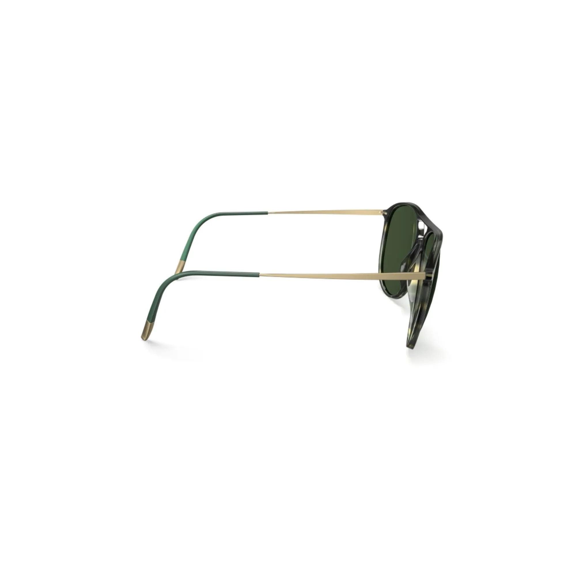   Silhouette 4081 Sun Lite Collection Brickell 5540 Verde - Champagne | Occhiale Da Sole Uomo 