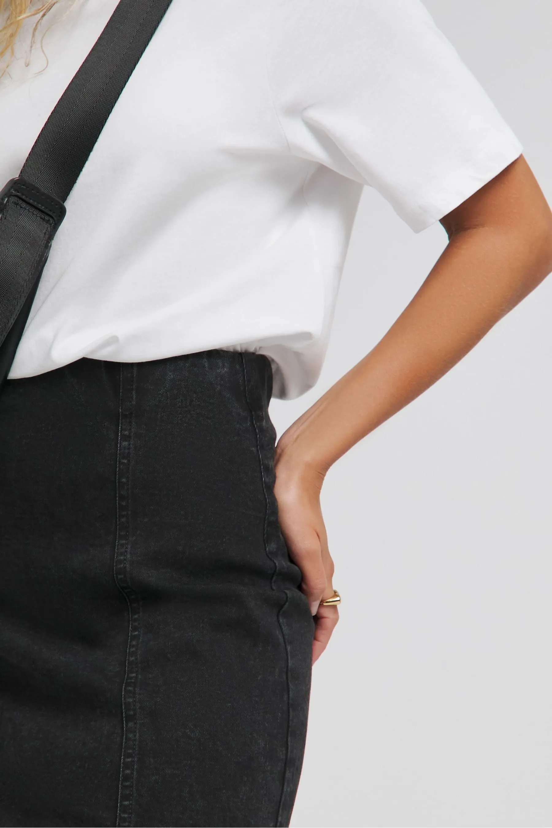 Simply Be - Minigonna senza chiusura a Denim