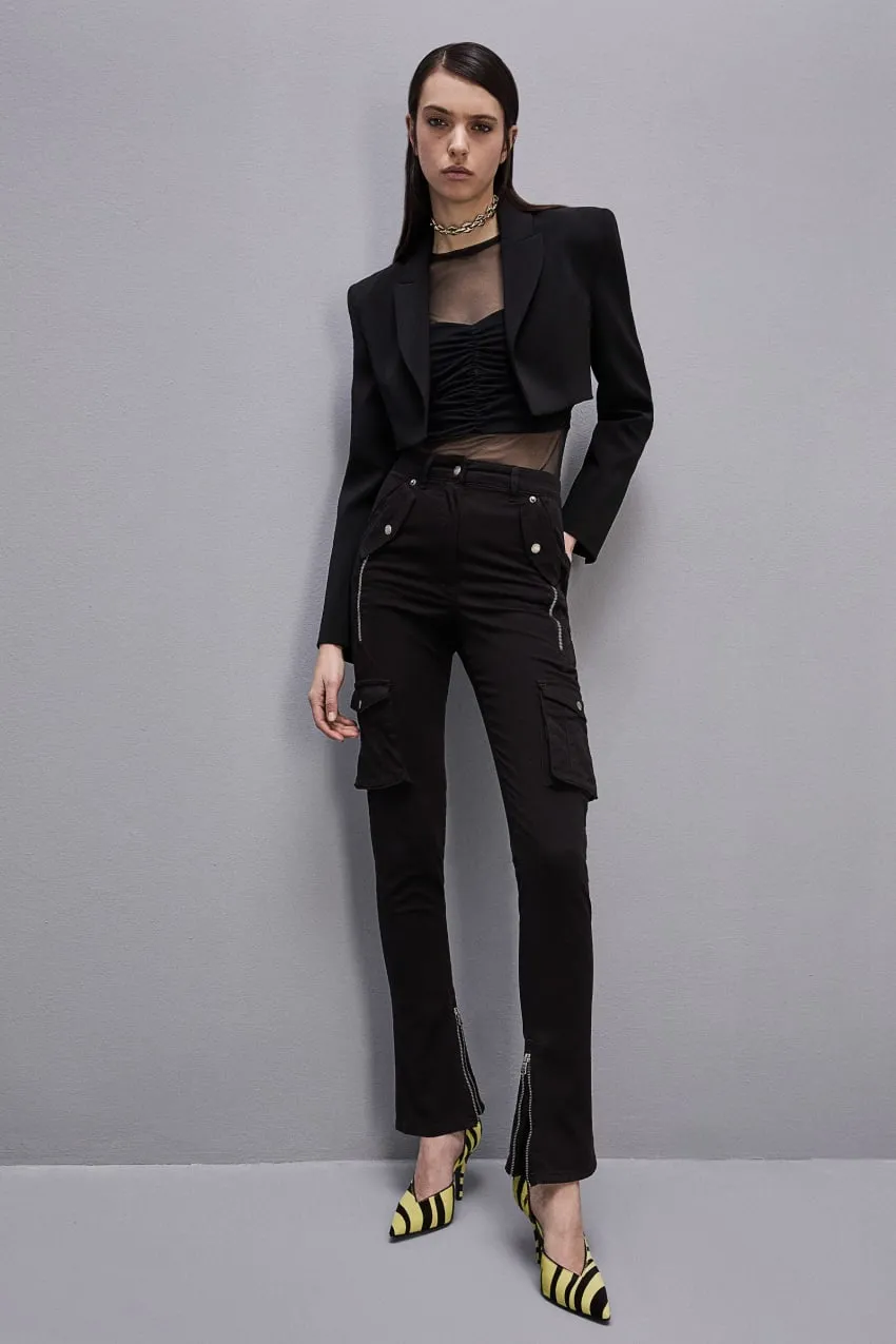 Slim-Fit-Cargohose