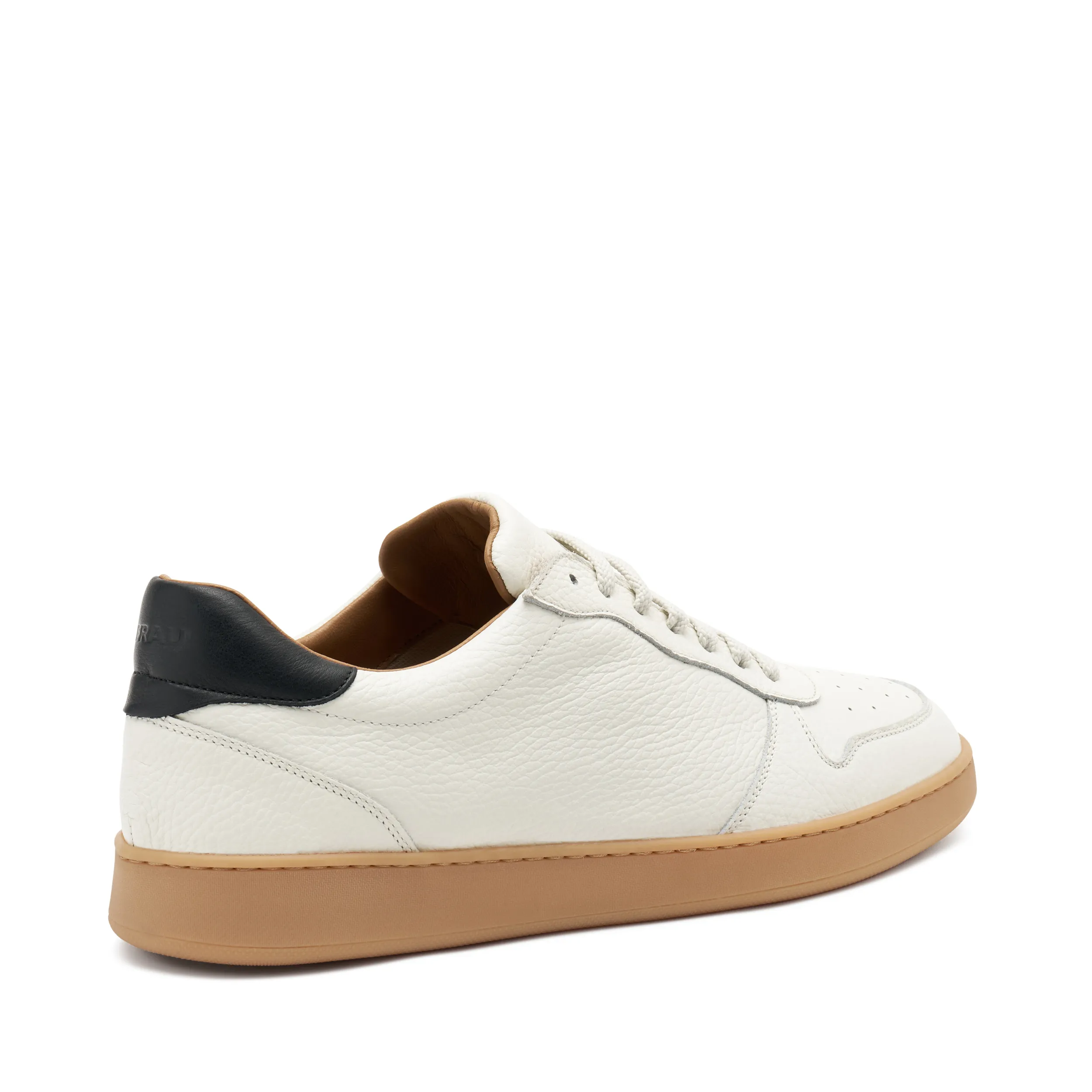 Sneaker con inserti e suola ambra