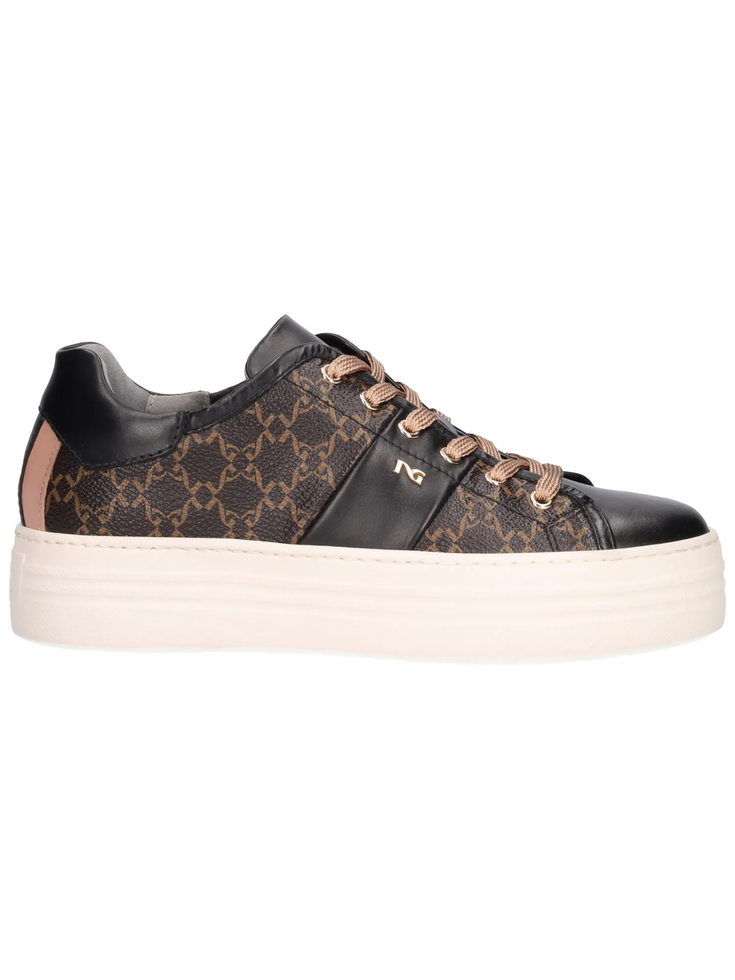 Sneaker platform Nero Giardini da donna nera