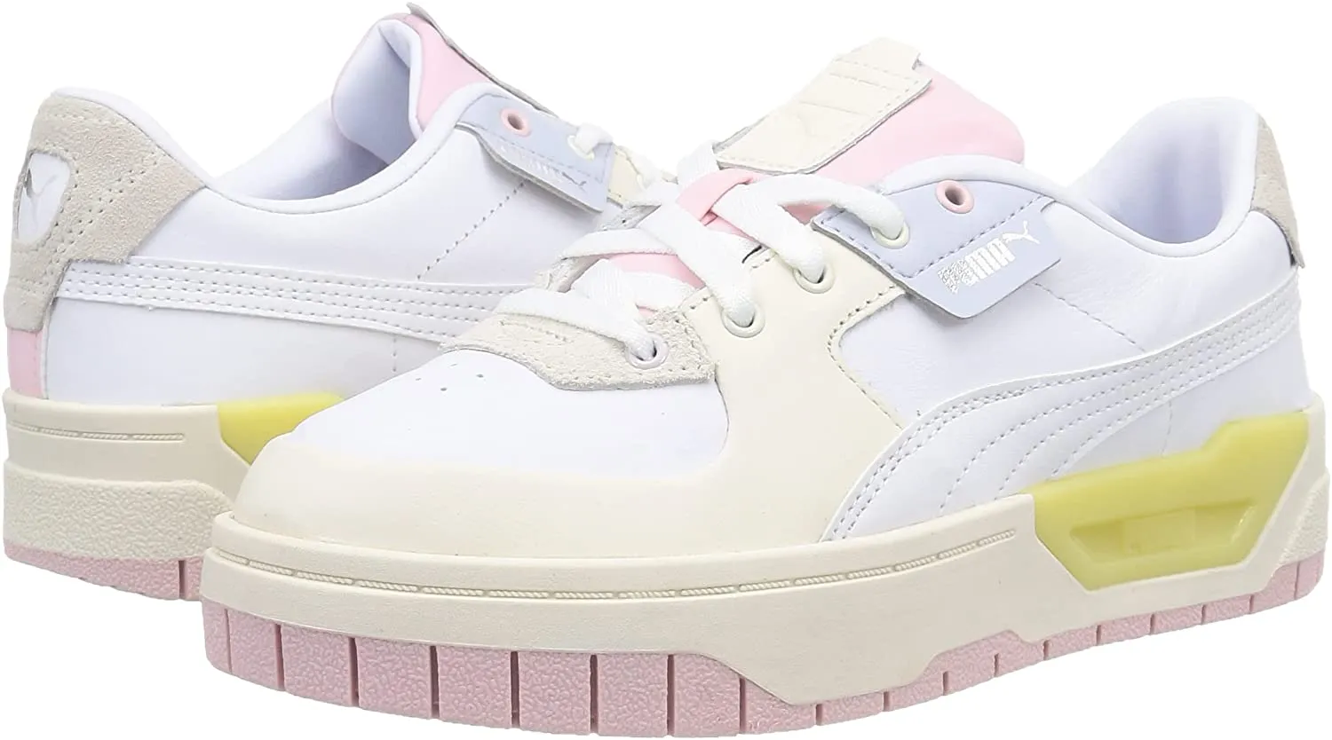 Sneakers Basse PUMA Donna Cali Dream Wns,Puma White-Marshmall Bianco