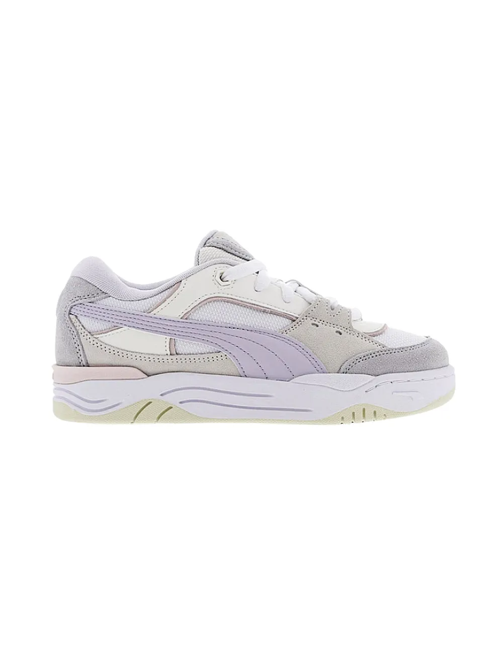 Sneakers Basse PUMA Donna Puma-180,Warm White-Spring Lavender Bianco