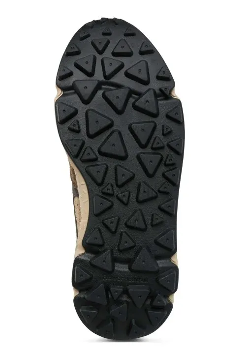 Sneakers in Suede and Technical Fabric / Beige