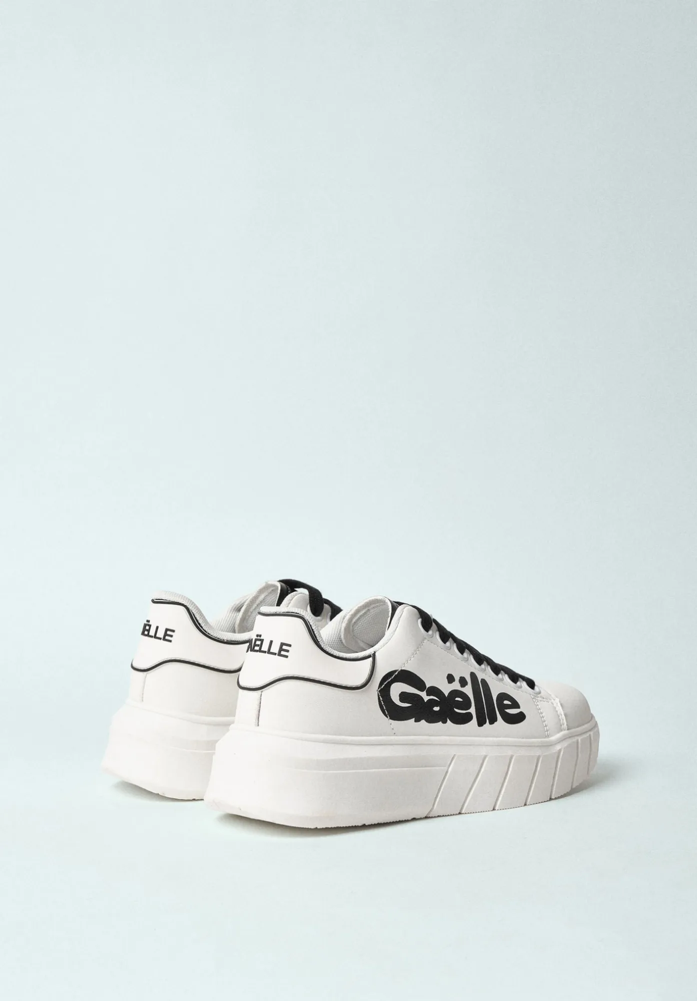 Sneakers New Addict In Ecopelle Nero - Gaëlle Paris