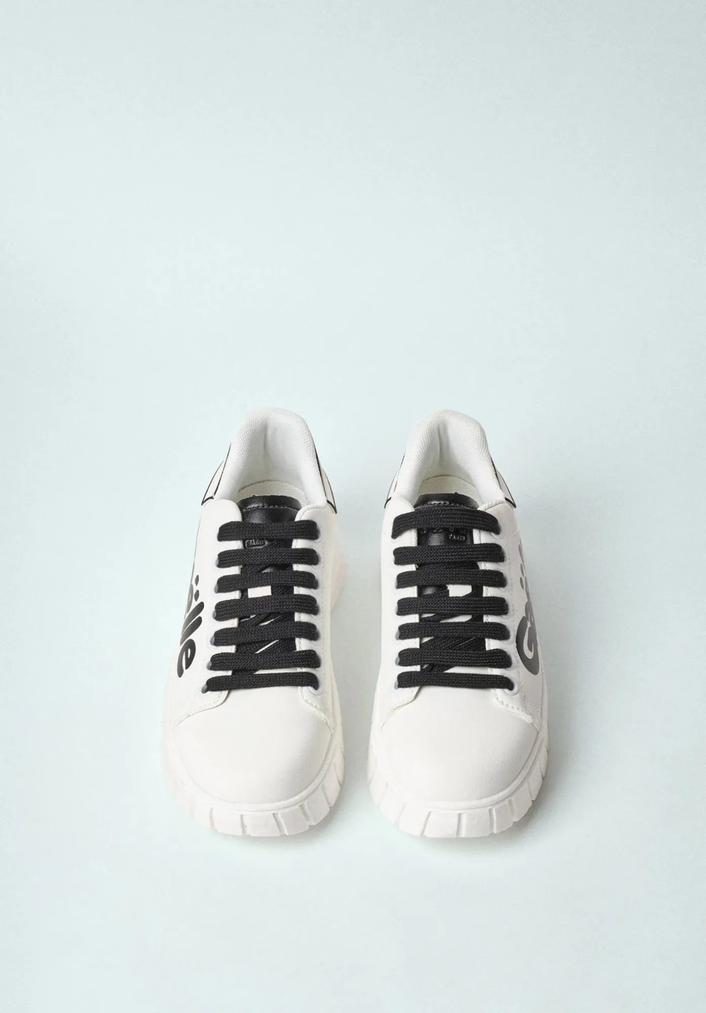 Sneakers New Addict In Ecopelle Nero - Gaëlle Paris