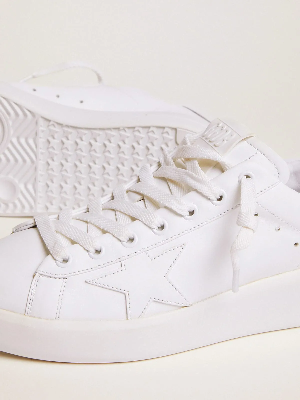 Sneakers Purestar Donna con talloncino glitter argento