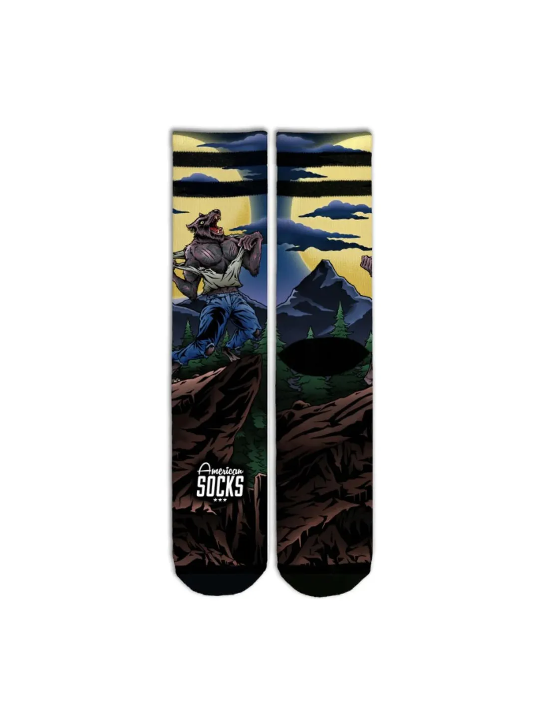 Socks americani Calzini Wherewolf