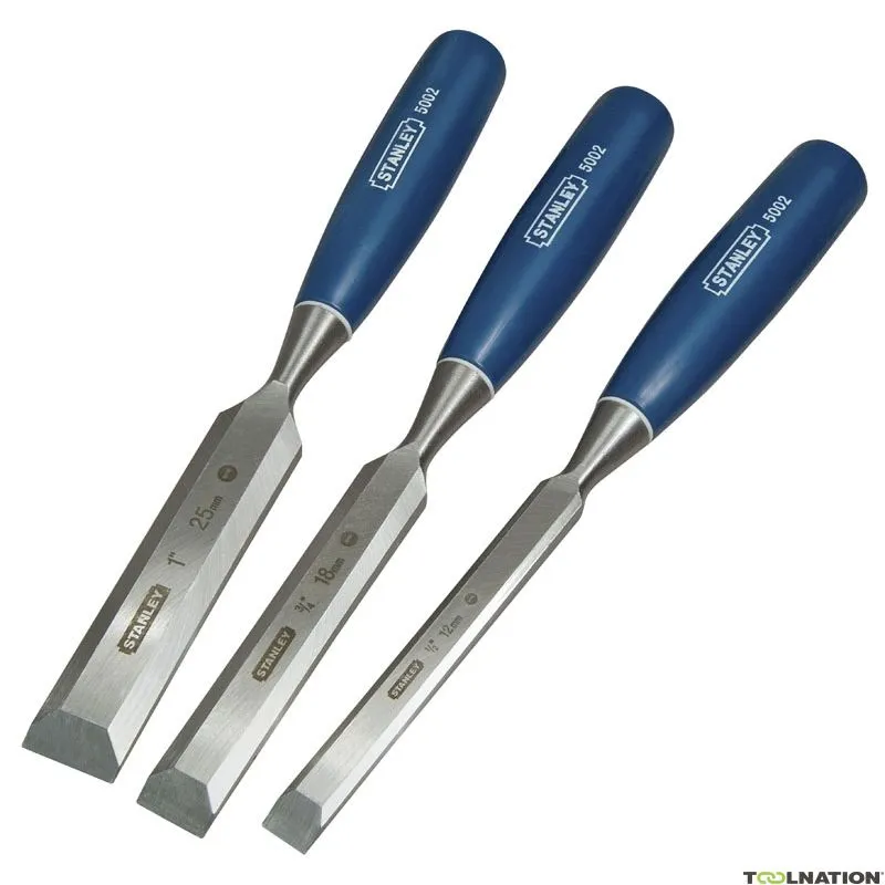 Stanley 0-16-128 Set di scalpelli per legno 3 pezzi