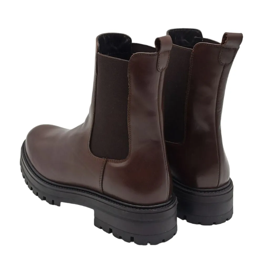 Stivaletto Donna AO716VIT Francesco Brunelli Testa di moro