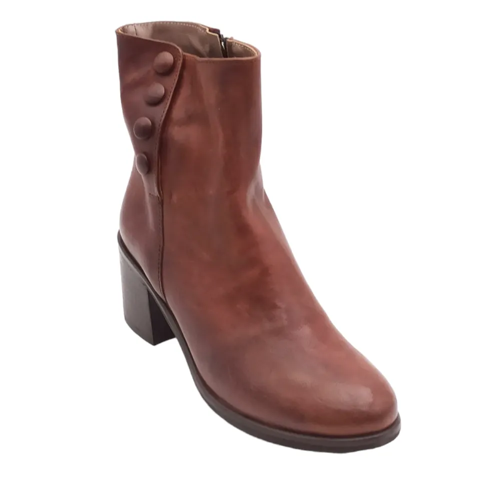 Stivaletto tacco medio Donna king of hearts 3807 rag cacao