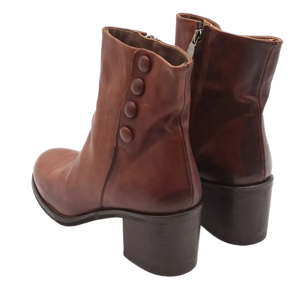 Stivaletto tacco medio Donna king of hearts 3807 rag cacao