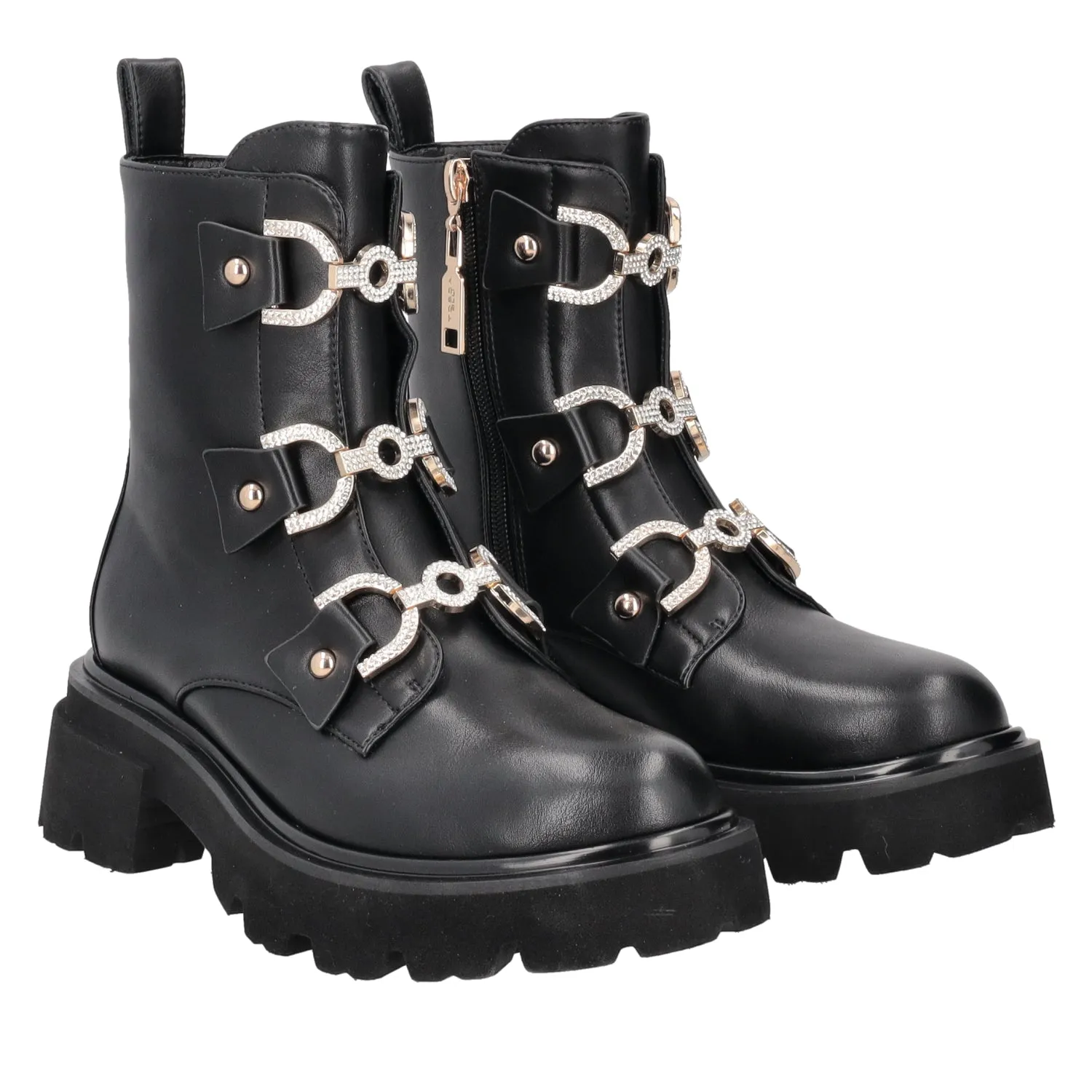     STIVALETTO VANCOUVER CON ACCESSORIO COLORE NERO  