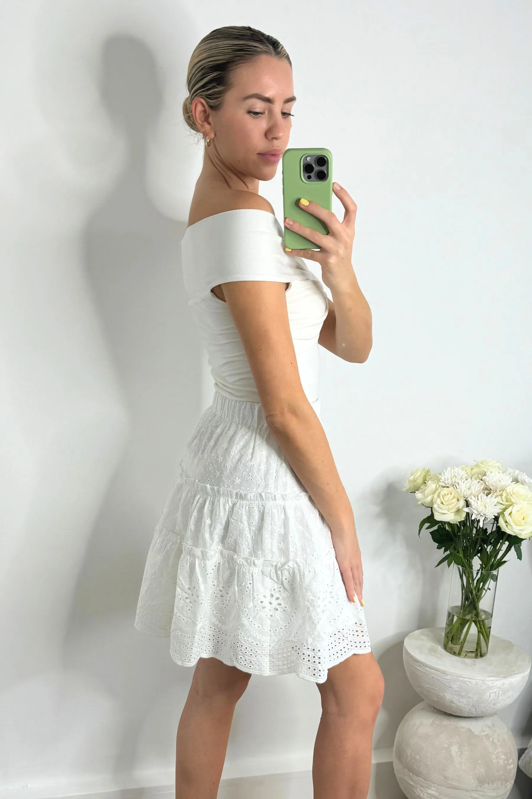 Style Cheat - Cindy - Minigonna in pizzo sangallo