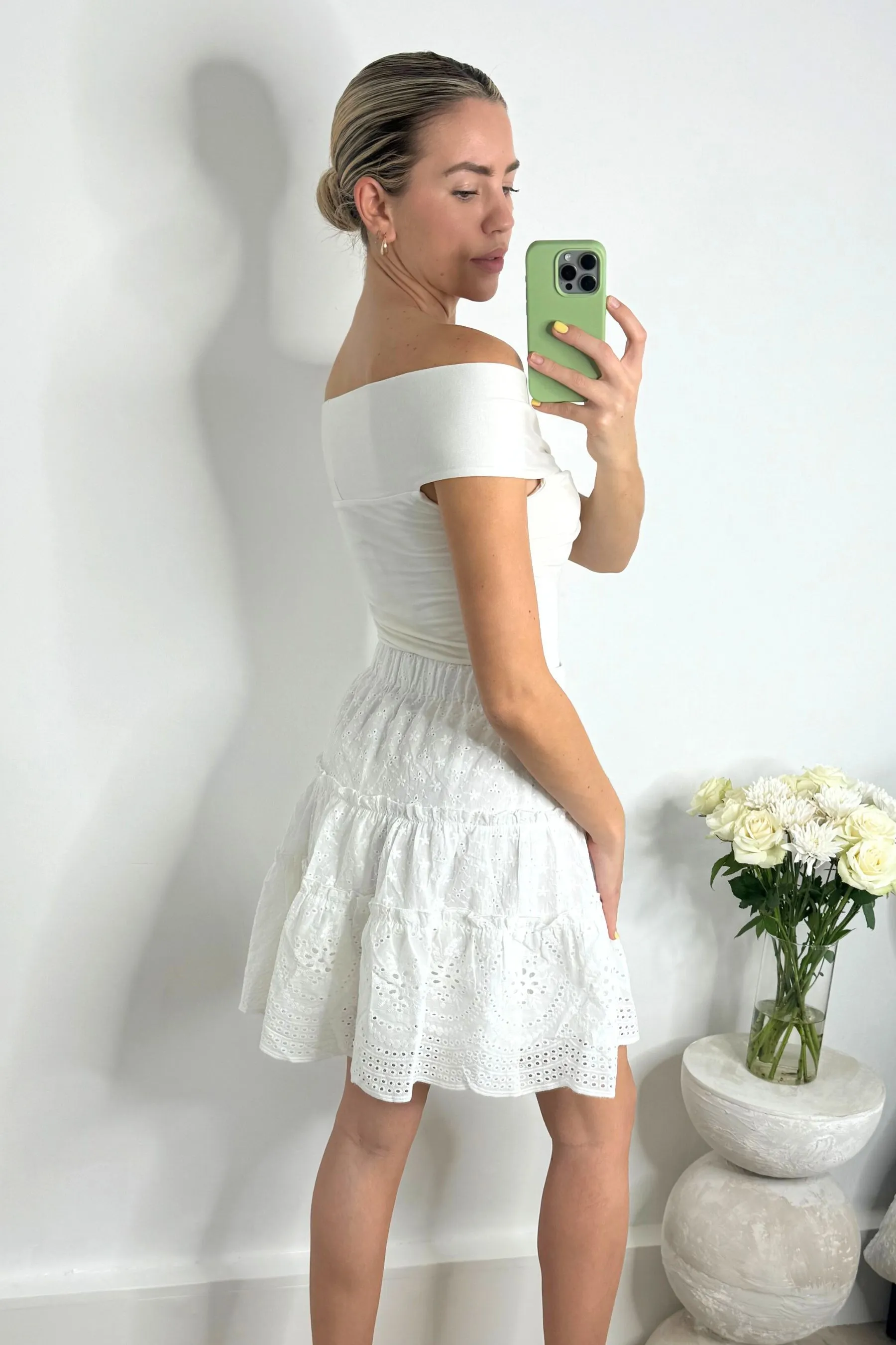 Style Cheat - Cindy - Minigonna in pizzo sangallo