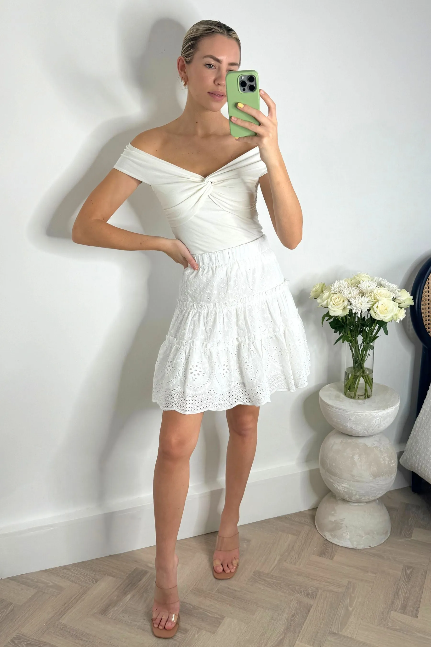 Style Cheat - Cindy - Minigonna in pizzo sangallo