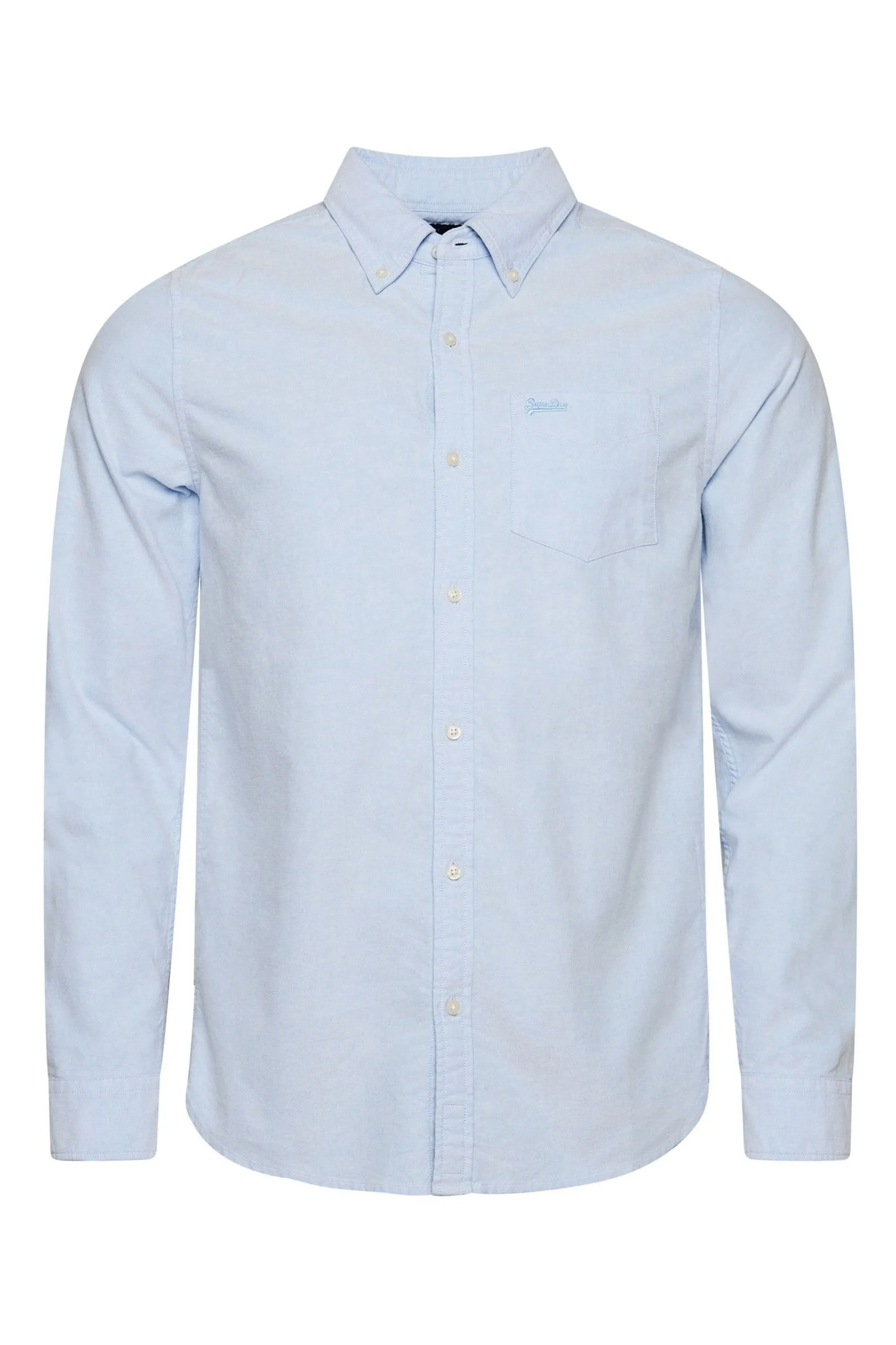 Superdry - Camicia a Oxford lunghe in cotone
