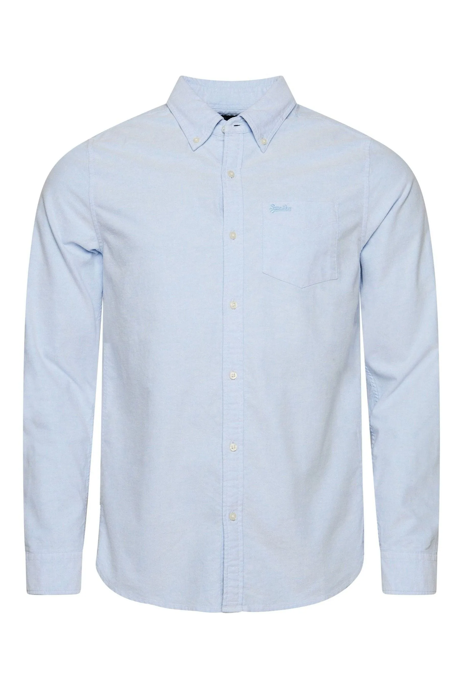 Superdry - Camicia a Oxford lunghe in cotone