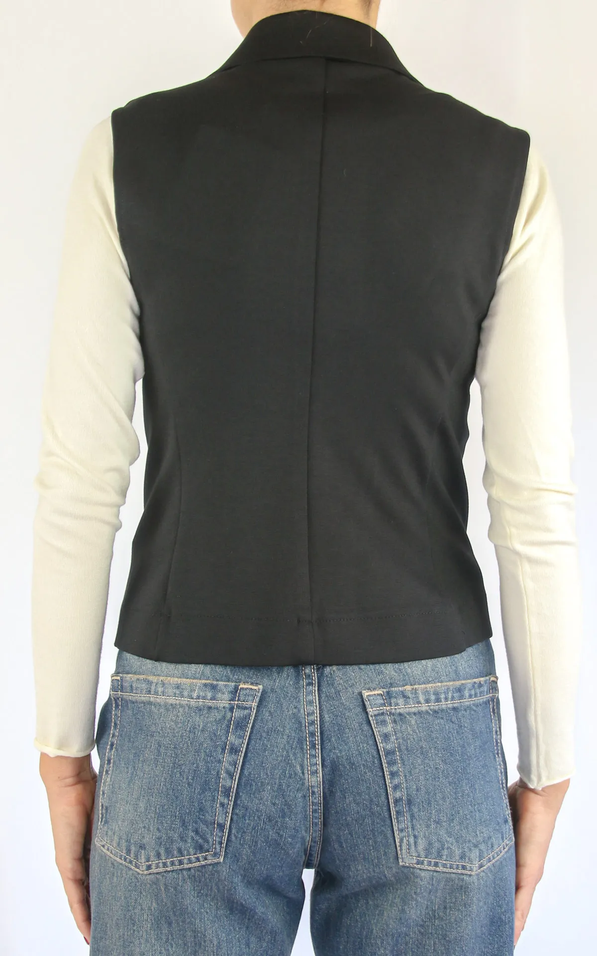 SusyMix – gilet doppiopetto – nero