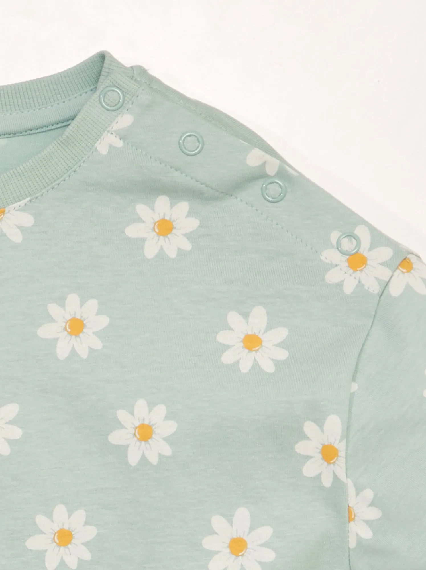 T-shirt adattiva con motivo 'fiori' - BIANCO
