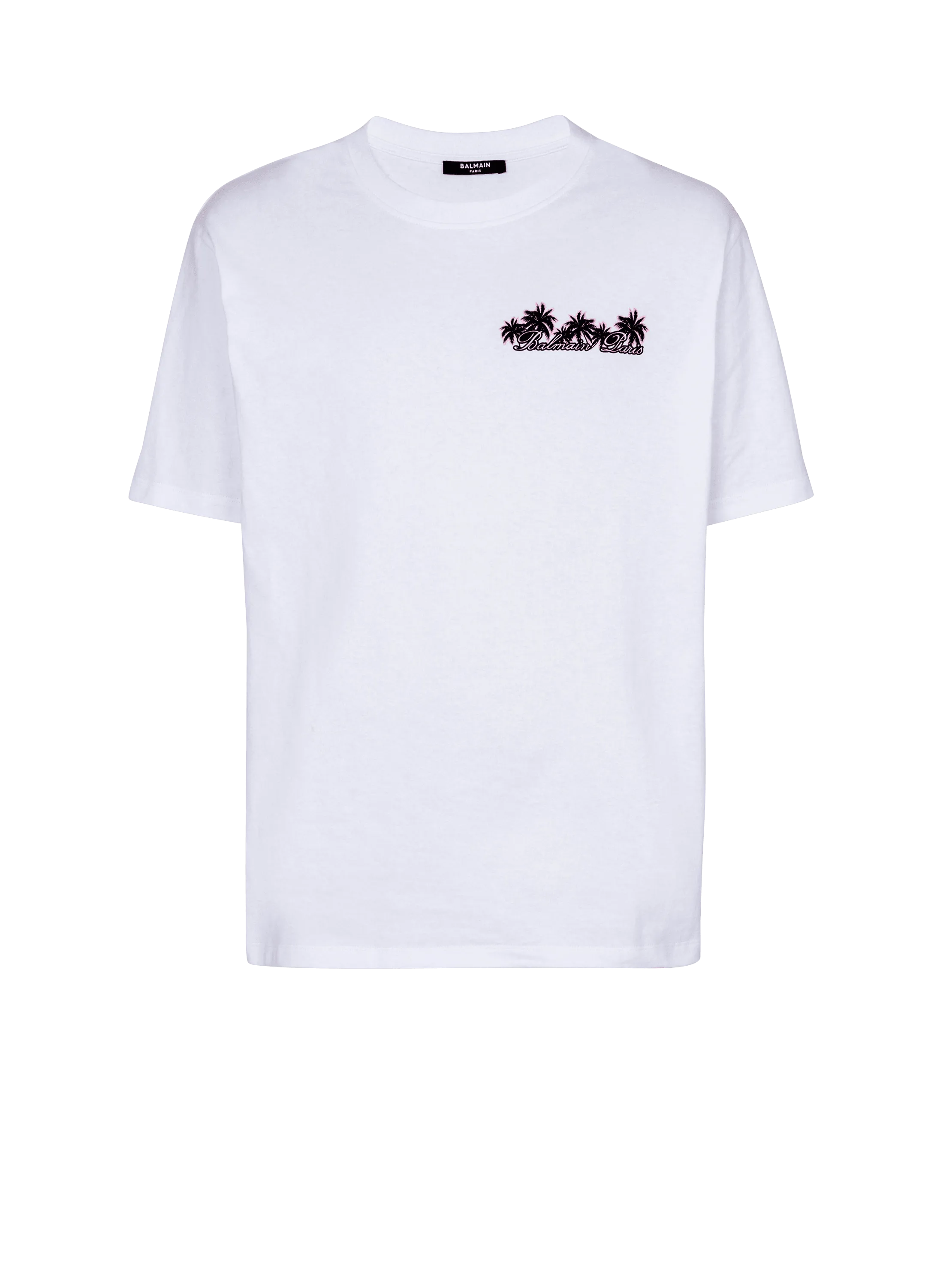 T-shirt con stampa Club Balmain iconica